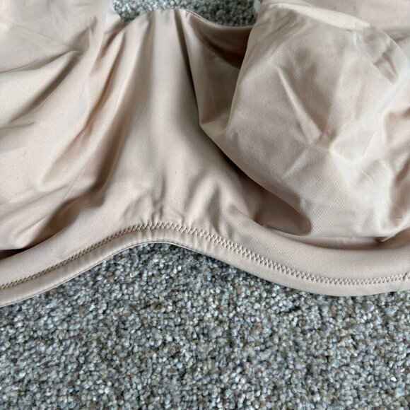 Delimira Women's Underwire Strapless Bra 44DD Cashew NWT Removable Straps - Picture 2 of 7